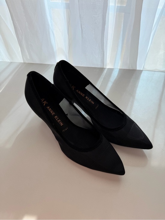 Anne Klein Shoes - Anne Klein Black Pointed-Toe Women's Heels